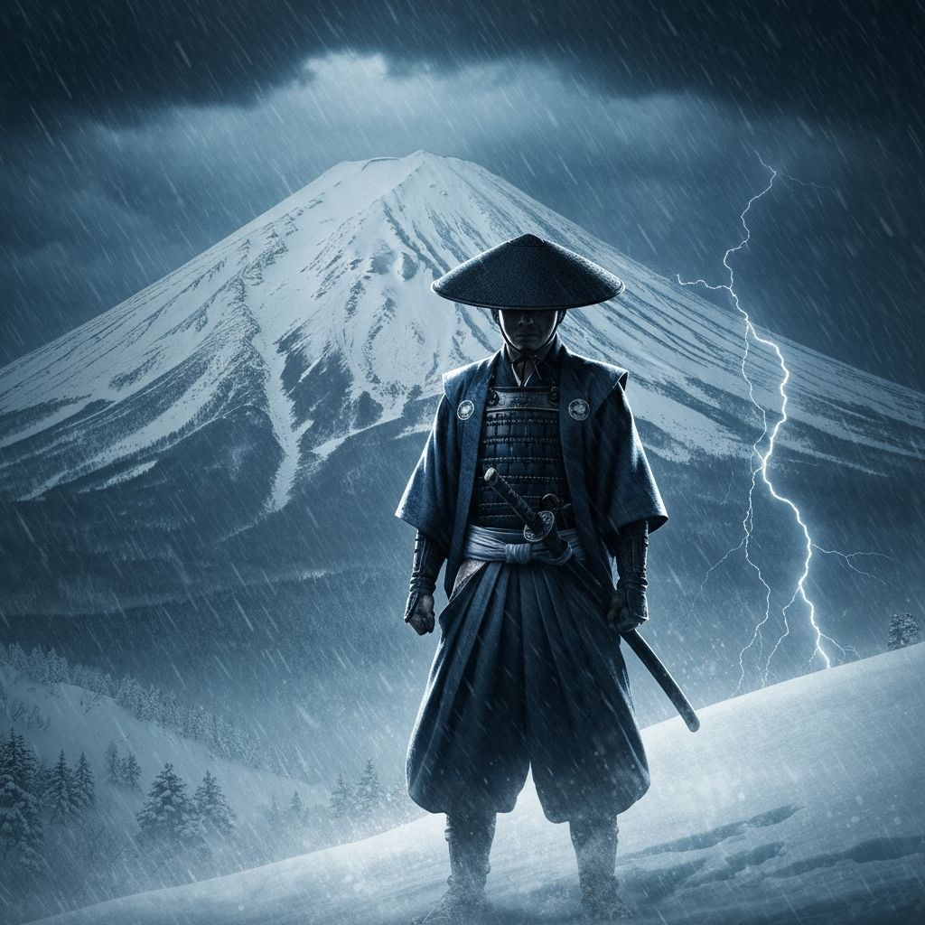 Ghost of Yotei cinematic backdrop